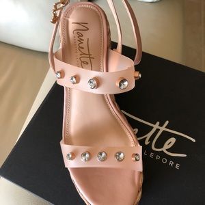 Espadrille Jeweled Wedge